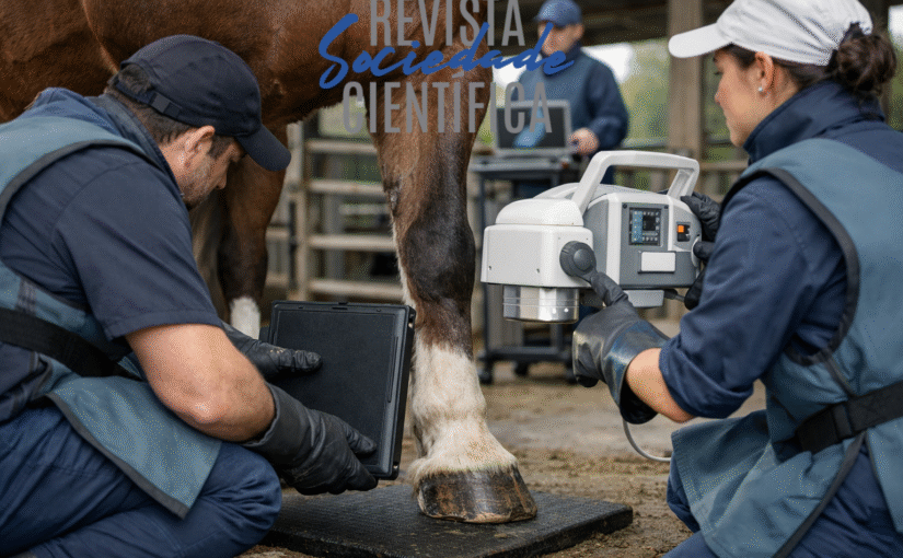 Pesquisa avalia risco de radiação em veterinários que realizam radiografias em cavalos