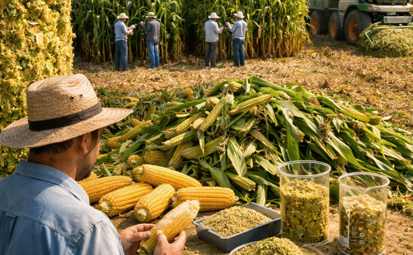 Pesquisa avalia híbridos de milho para silagem em Minas Gerais e identifica genótipos com maior produtividade e qualidade nutricional